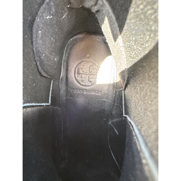 Tory Burch Black Leather Chelsea Boot 37 - Picture 7 of 8